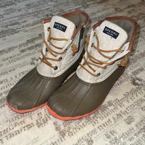 Sperry Duck Water Rain Boot Ankle Boot